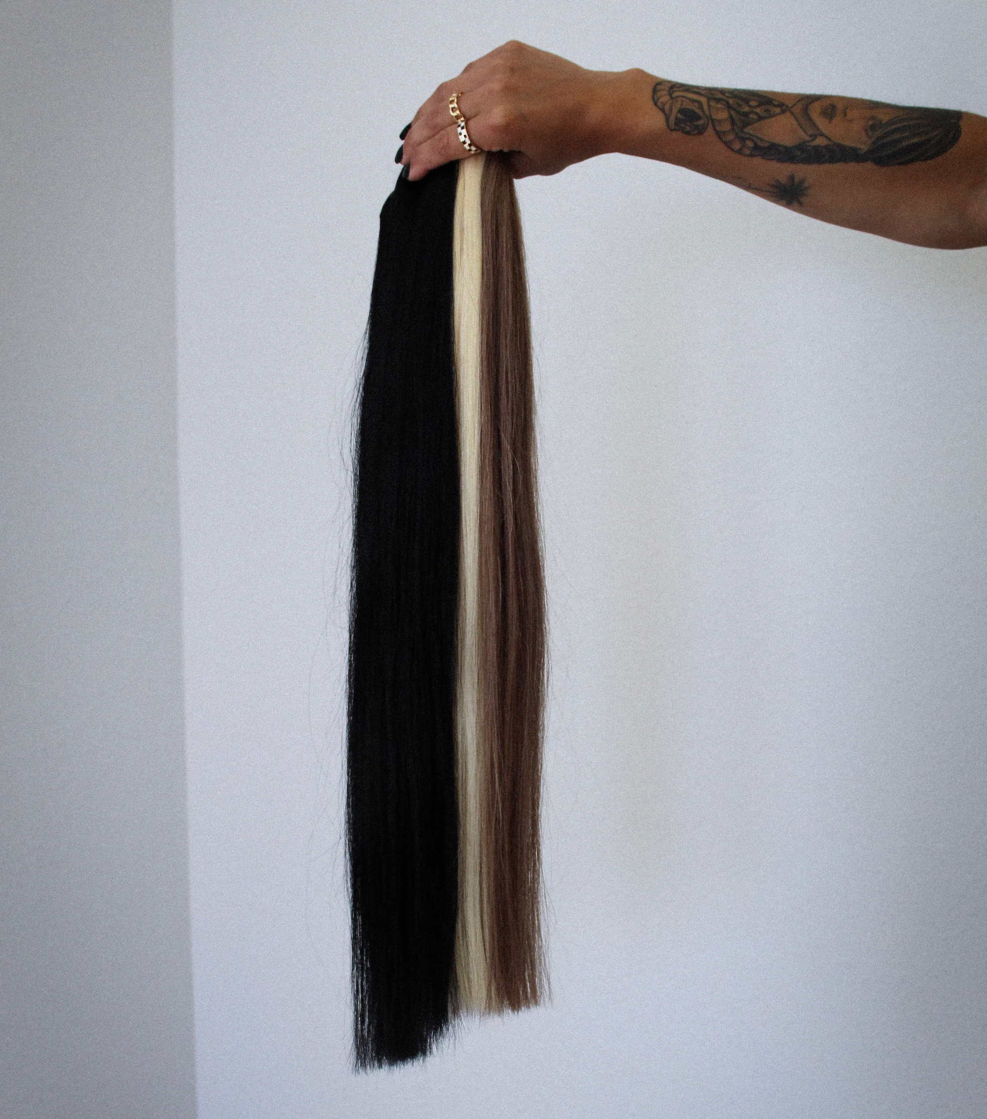 Straight Hand-Tied Hair Extensions